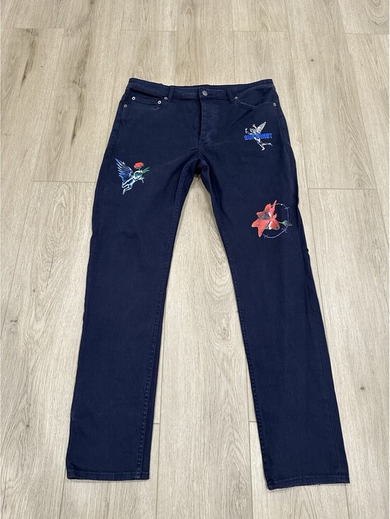 Ksubi Other - Ksubi Chitch NFT Navy Wash Jean SIZE 36